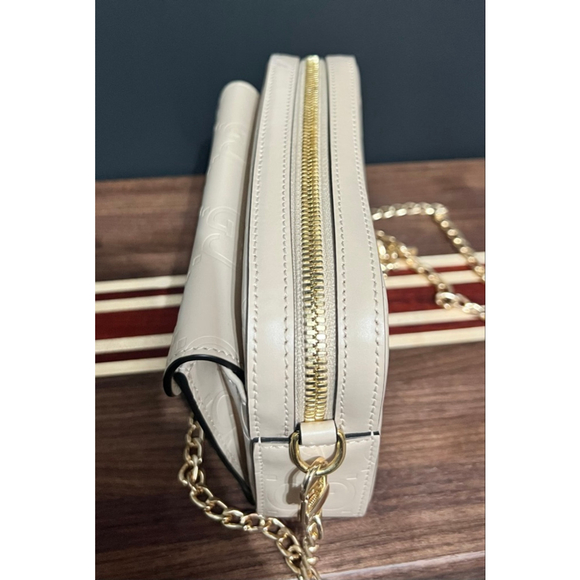 Gucci Jumbo GG Embossed Super Mini Shoulder Bag w/ Unbranded Strap - Picture 10 of 16